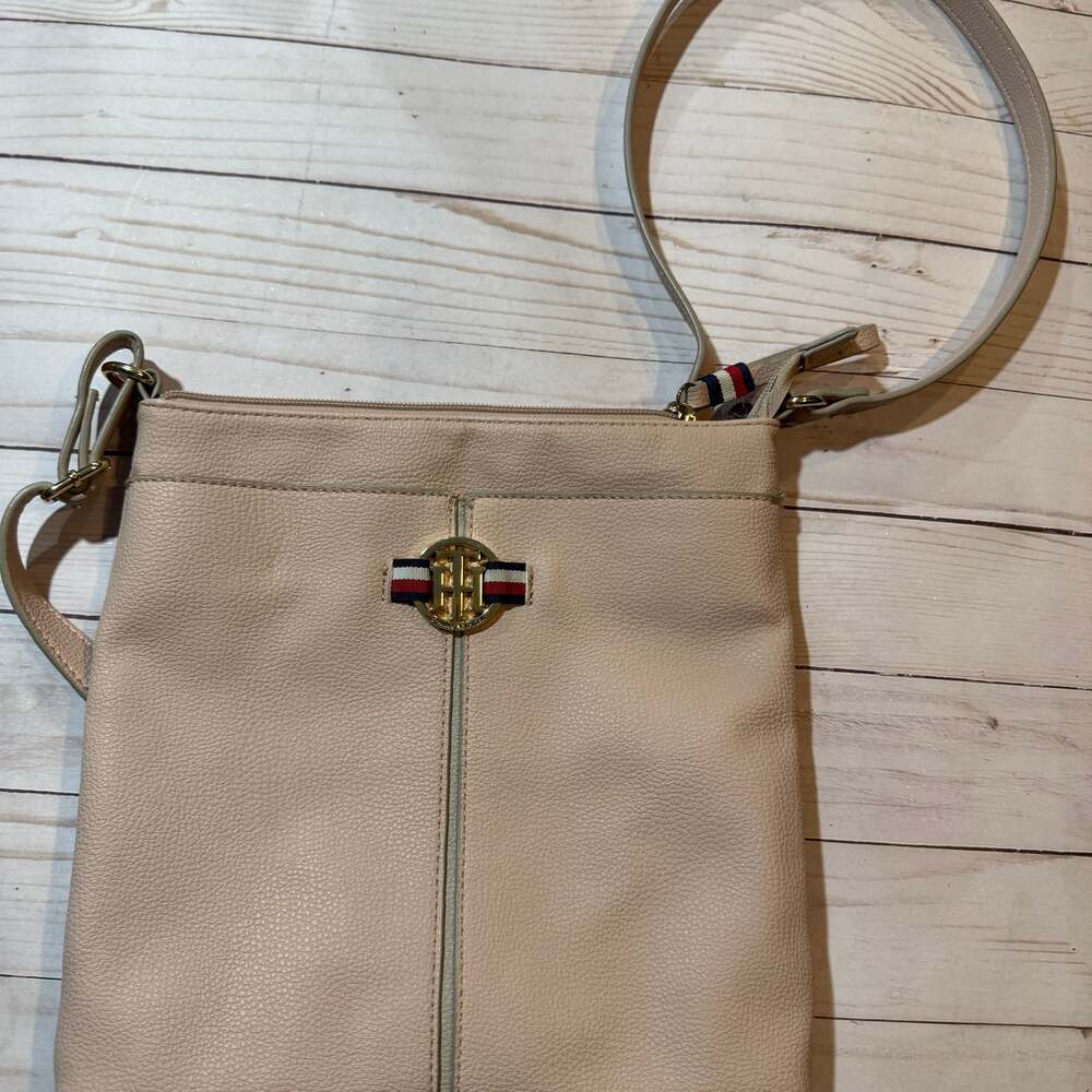 Tommy Hilfiger Pink Geometric Crossbody Bag